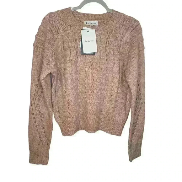 En Saison
Gemma Cable Knit Crew Neck Long Sleeve
Sweater Size Small NWT - Picture 4 of 12